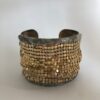 Gold Plated Mesh Cuff Bracelet